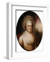 Martha Washington-Rembrandt Peale-Framed Giclee Print