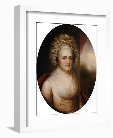 Martha Washington-Rembrandt Peale-Framed Giclee Print