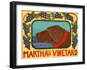 Marthas Vineyard Choc-Stephen Huneck-Framed Giclee Print