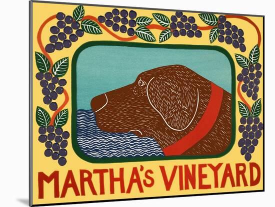 Marthas Vineyard Choc-Stephen Huneck-Mounted Giclee Print