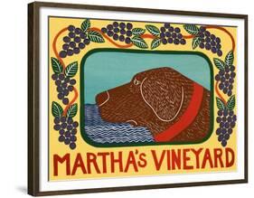 Marthas Vineyard Choc-Stephen Huneck-Framed Premium Giclee Print