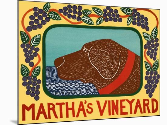 Marthas Vineyard Choc-Stephen Huneck-Mounted Premium Giclee Print