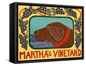 Marthas Vineyard Choc-Stephen Huneck-Framed Stretched Canvas