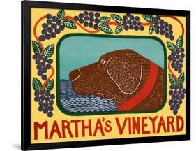 Marthas Vineyard Choc-Stephen Huneck-Framed Giclee Print