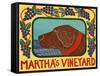 Marthas Vineyard Choc-Stephen Huneck-Framed Stretched Canvas