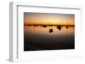 Marthas Vineyard Sunset II-Aledanda-Framed Photographic Print