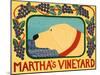 Marthas Vineyard Yellow-Stephen Huneck-Mounted Giclee Print