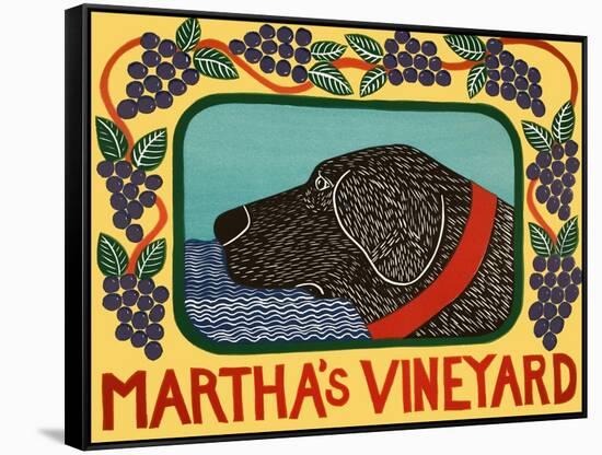 Marthas Vineyard-Stephen Huneck-Framed Stretched Canvas
