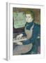 Marthe at the Piano Or, Minuet of Princess Maleine, 1891-Maurice Denis-Framed Giclee Print