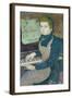 Marthe at the Piano Or, Minuet of Princess Maleine, 1891-Maurice Denis-Framed Giclee Print