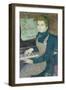 Marthe at the Piano Or, Minuet of Princess Maleine, 1891-Maurice Denis-Framed Giclee Print