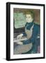 Marthe at the Piano Or, Minuet of Princess Maleine, 1891-Maurice Denis-Framed Giclee Print