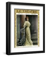 Marthe Brandes, Front Cover of 'Le Theatre' Magazine, 1904-Reutlinger Studio-Framed Giclee Print