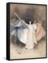 Marthe Chenal chantant la Marseillaise-Georges-Bertin Scott-Framed Stretched Canvas