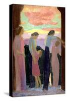 Marthe Denis and the Children on the Balcony, C1900-1940-Maurice Denis-Stretched Canvas