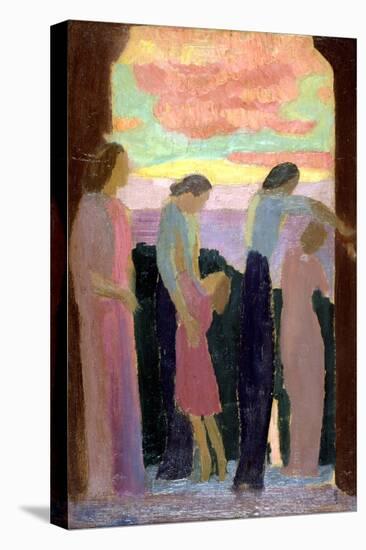 Marthe Denis and the Children on the Balcony, C1900-1940-Maurice Denis-Stretched Canvas