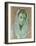 Marthe with a White Veil, 1891-Maurice Denis-Framed Giclee Print