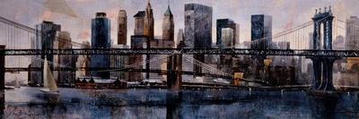 Brooklyn and Manhattan Bridges-Marti Bofarull-Art Print