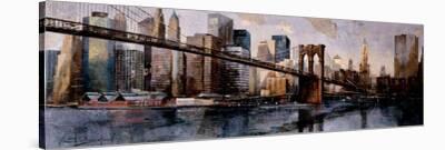 Brooklyn and Manhattan Bridges-Marti Bofarull-Art Print