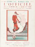L'Officiel, October 1925 - de Loin-Martial et Armand-Stretched Canvas
