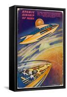 Martian Airship-null-Framed Stretched Canvas