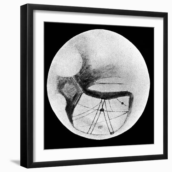 Martian Double 'Canals' 'Phison' and 'Euphrates' as Observed on 18 November 1894-null-Framed Giclee Print