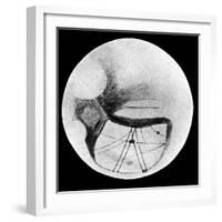 Martian Double 'Canals' 'Phison' and 'Euphrates' as Observed on 18 November 1894-null-Framed Giclee Print