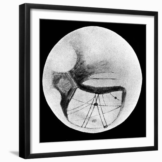 Martian Double 'Canals' 'Phison' and 'Euphrates' as Observed on 18 November 1894-null-Framed Giclee Print