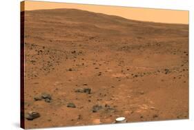 Martian Landscape, Spirit Rover Image-Jpl-caltech-Stretched Canvas