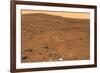 Martian Landscape, Spirit Rover Image-Jpl-caltech-Framed Photographic Print