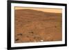 Martian Landscape, Spirit Rover Image-Jpl-caltech-Framed Photographic Print