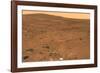 Martian Landscape, Spirit Rover Image-Jpl-caltech-Framed Photographic Print