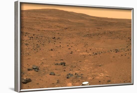 Martian Landscape, Spirit Rover Image-Jpl-caltech-Framed Photographic Print