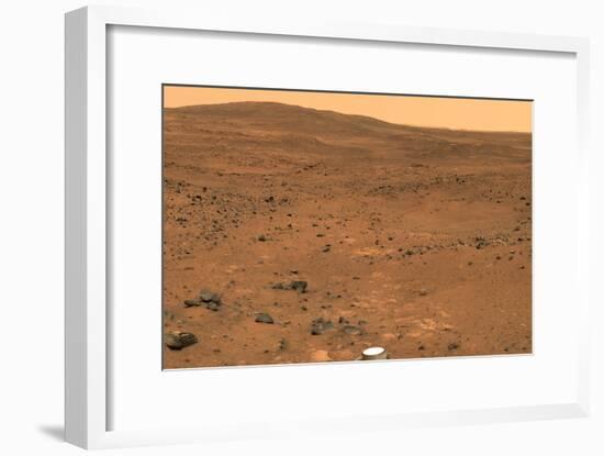 Martian Landscape, Spirit Rover Image-Jpl-caltech-Framed Photographic Print