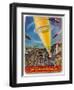 Martian Raiders Using a Terrible Weapon of Concentrated Sunlight Attack the City of New York-Frank R. Paul-Framed Art Print