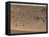 Martian Valley on Planet Mars-null-Framed Stretched Canvas
