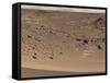 Martian Valley on Planet Mars-null-Framed Stretched Canvas