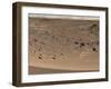 Martian Valley on Planet Mars-null-Framed Photographic Print