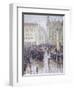 Martienplatz in Munich in the Winter of 1915, Germany 20th Century-Christian Conrad Parnemann-Framed Giclee Print