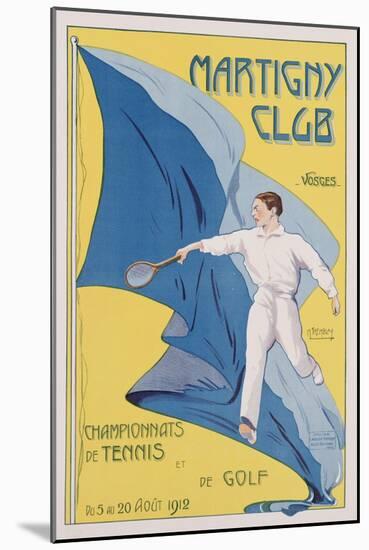 Martigny Club, 1912-Leon Benigni-Mounted Giclee Print
