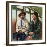 Martin and Rosa up front, 2001-Colin Bootman-Framed Giclee Print