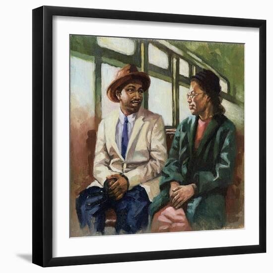 Martin and Rosa up front, 2001-Colin Bootman-Framed Giclee Print