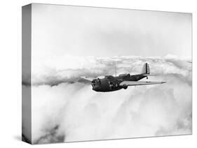 Martin B-10 Bomber Flying-null-Stretched Canvas