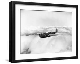 Martin B-10 Bomber Flying-null-Framed Photographic Print