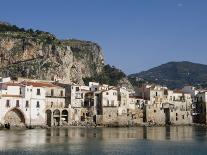 Bay and Pier, Mondello, Palermo, Sicily, Italy, Mediterranean, Europe-Martin Child-Photographic Print