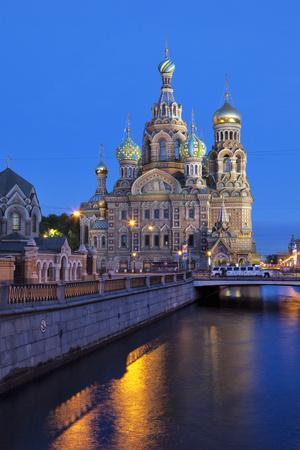 The Church on Spilled Blood, UNESCO Site, on Kanal Griboedova, St. Petersburg, Russia