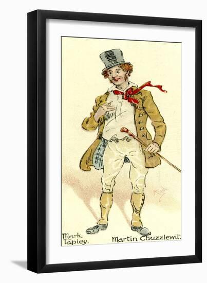 Martin Chuzzlewit by Charles Dickens-Hablot Knight Browne-Framed Giclee Print