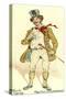 Martin Chuzzlewit by Charles Dickens-Hablot Knight Browne-Stretched Canvas