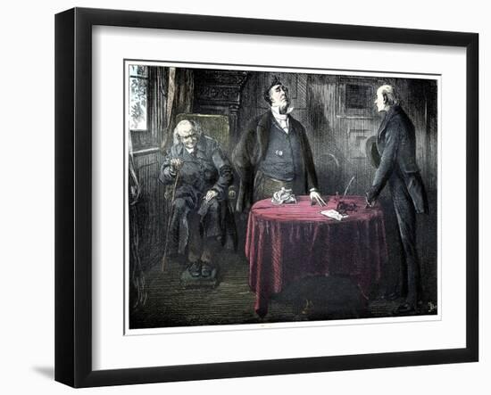 Martin Chuzzlewit-Frederick Barnard-Framed Giclee Print