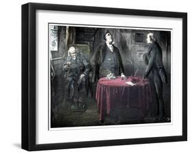 Martin Chuzzlewit-Frederick Barnard-Framed Giclee Print